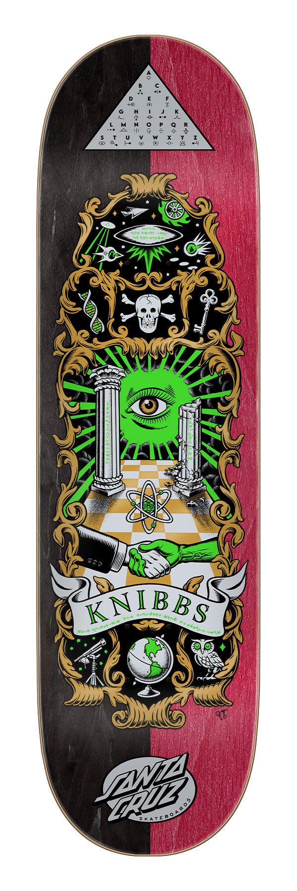 【再値下げ／新品未使用】SANTACRUZ boards 149cm 8.5in Knibbs Cryptic Deck | Pro Model | Santa Cruz Skateboards