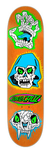 7.75in Scribble Head Santa Cruz FeelBase Skateboard Deck No Color