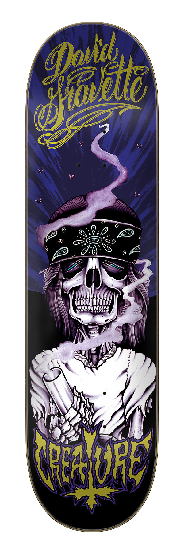 8.3in Gravette Hippie Skull Deck | 20th Anniversary | Creature