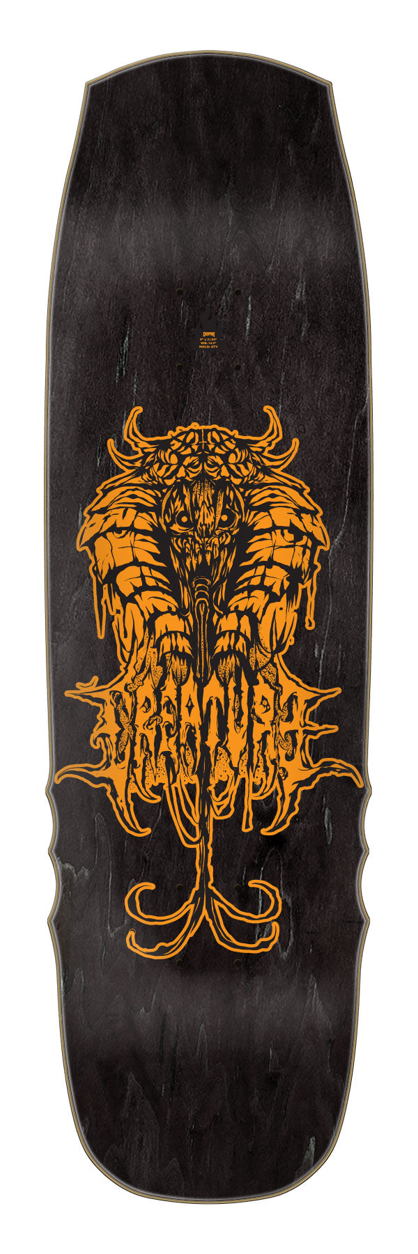 9.00in Hitz Cobra | Shaped Deck | Creature Skateboards