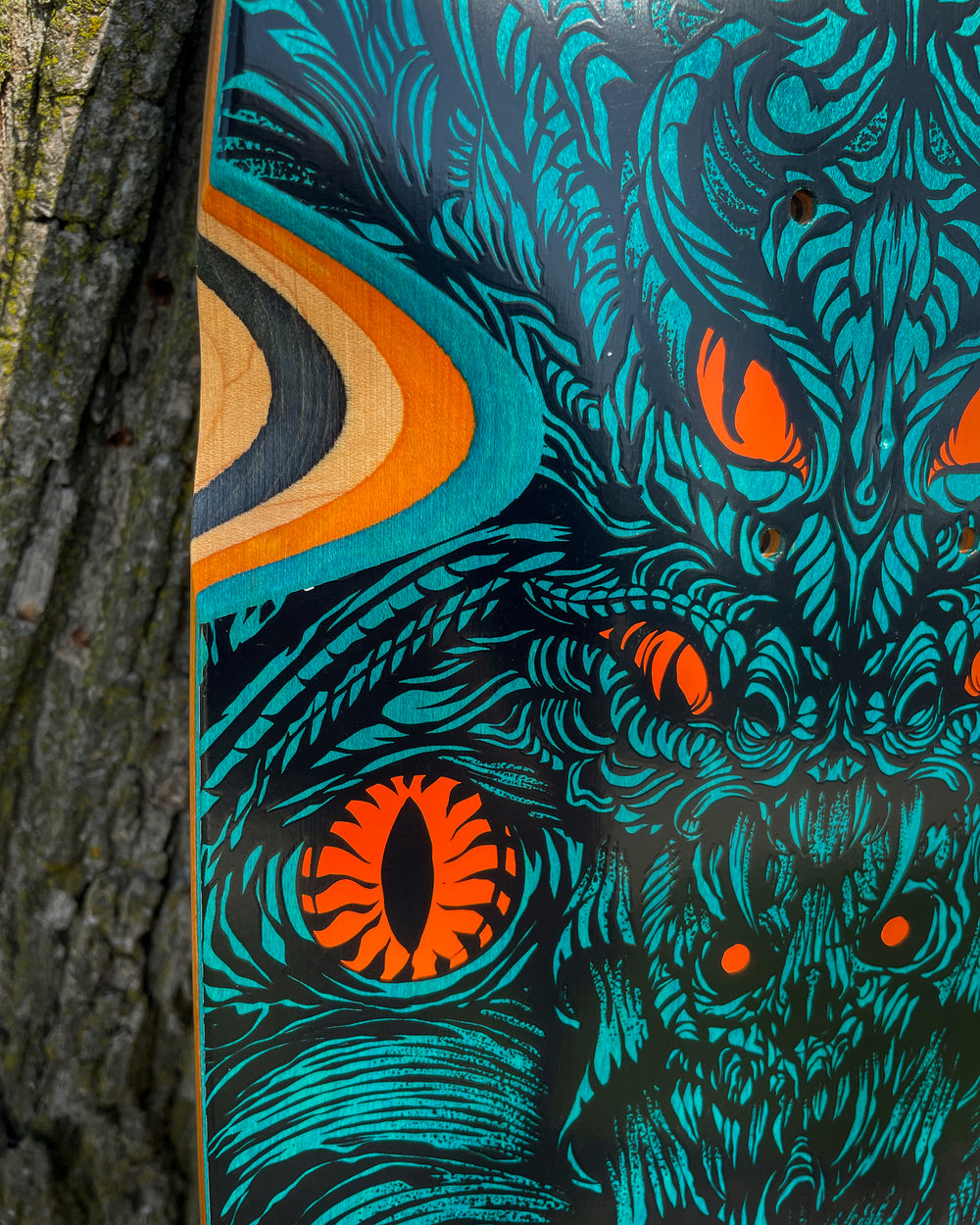 9.00in Hitz Cobra | Shaped Deck | Creature Skateboards