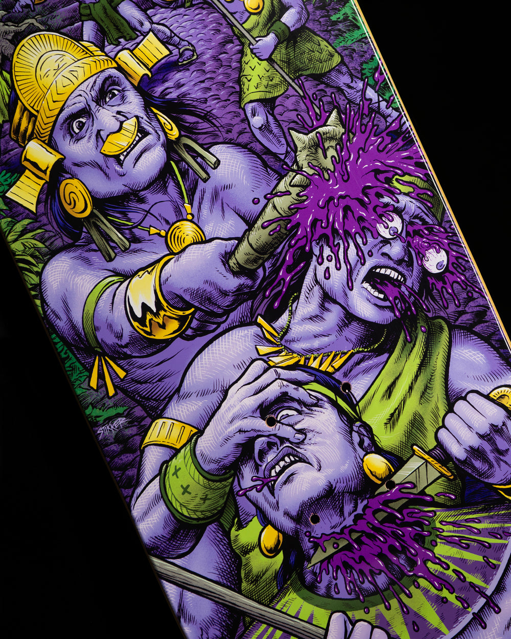 8.375in Gonzalez Warriors Deck | VX Reinforced | Creature Skateboards