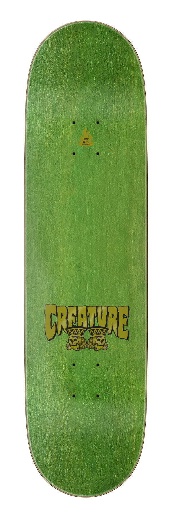 8.20in Heshking S Deck | Twin Shape | Creature Skateboards