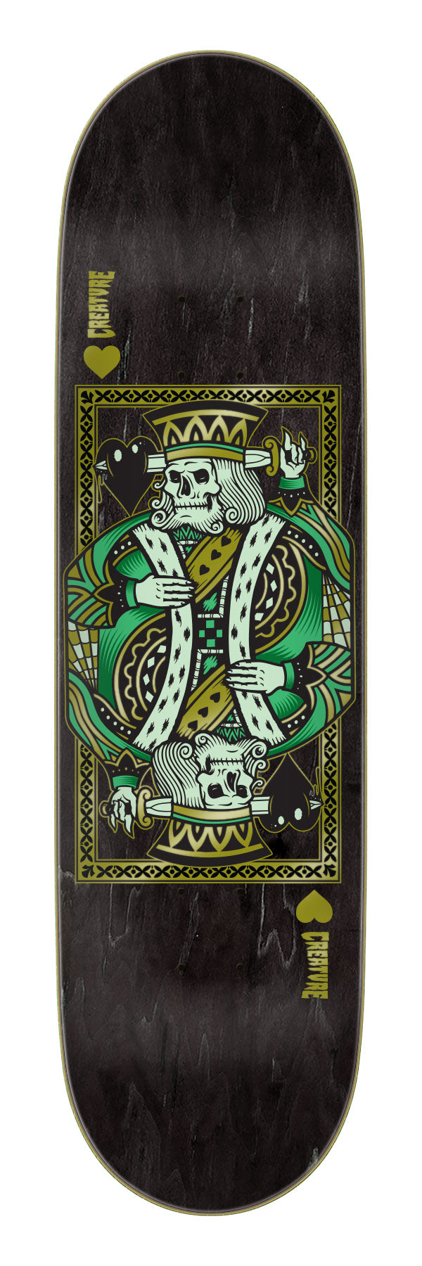 8.5in Heshking L Deck | Twin Shape | Creature Skateboards