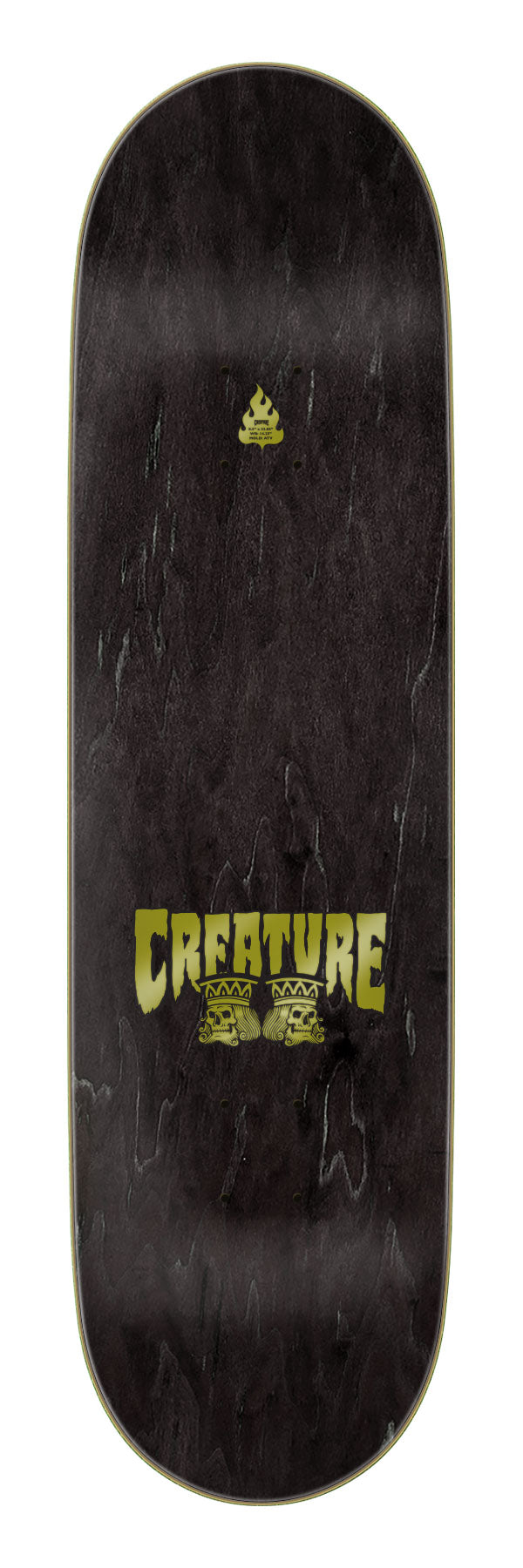 8.5in Heshking L Deck | Twin Shape | Creature Skateboards