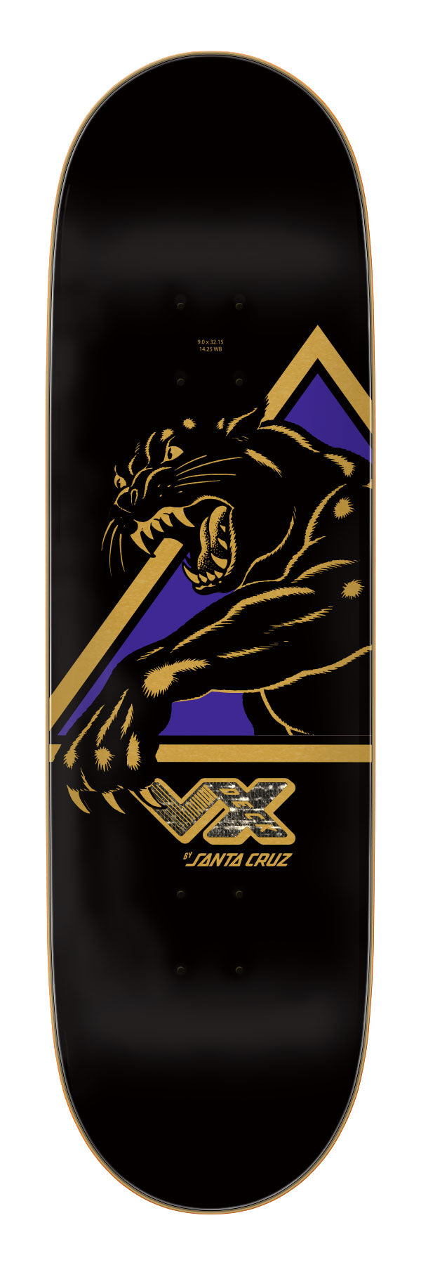 9.0in Natas Shattered Panther | Reinforced Shaped Skateboards
