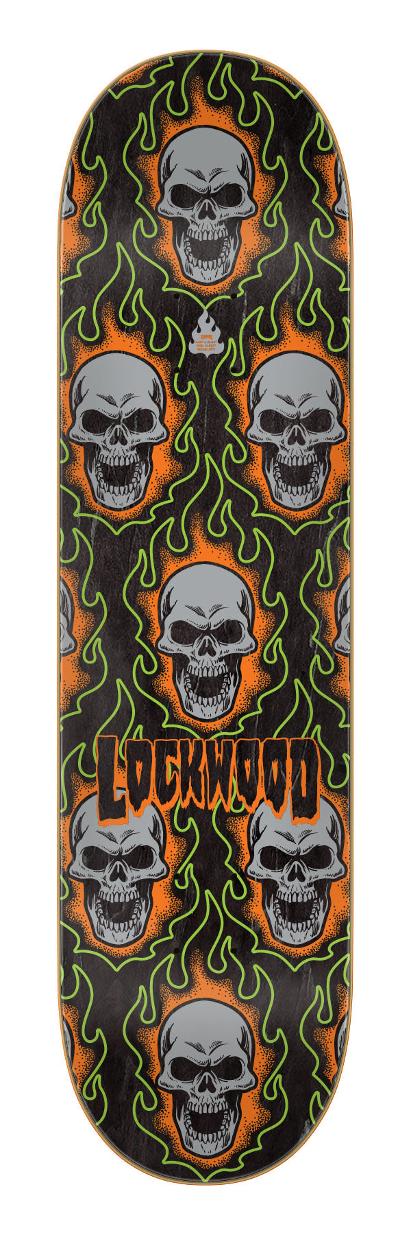 8.25in Lockwood Bonehead | Pro Skateboard Deck | Creature