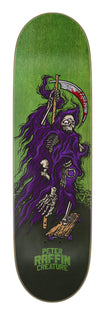8.6in Peter Raffin Reaper Creature Stumps Skateboard Deck No Color