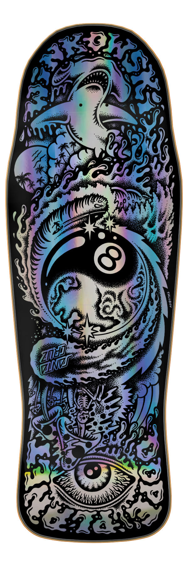 Winkowski Dope Planer Silver VX 2026 Santa Cruz Skateboard Deck