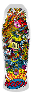 10.0in Christian Hosoi Collage Reissue Santa Cruz Skateboard Deck No Color