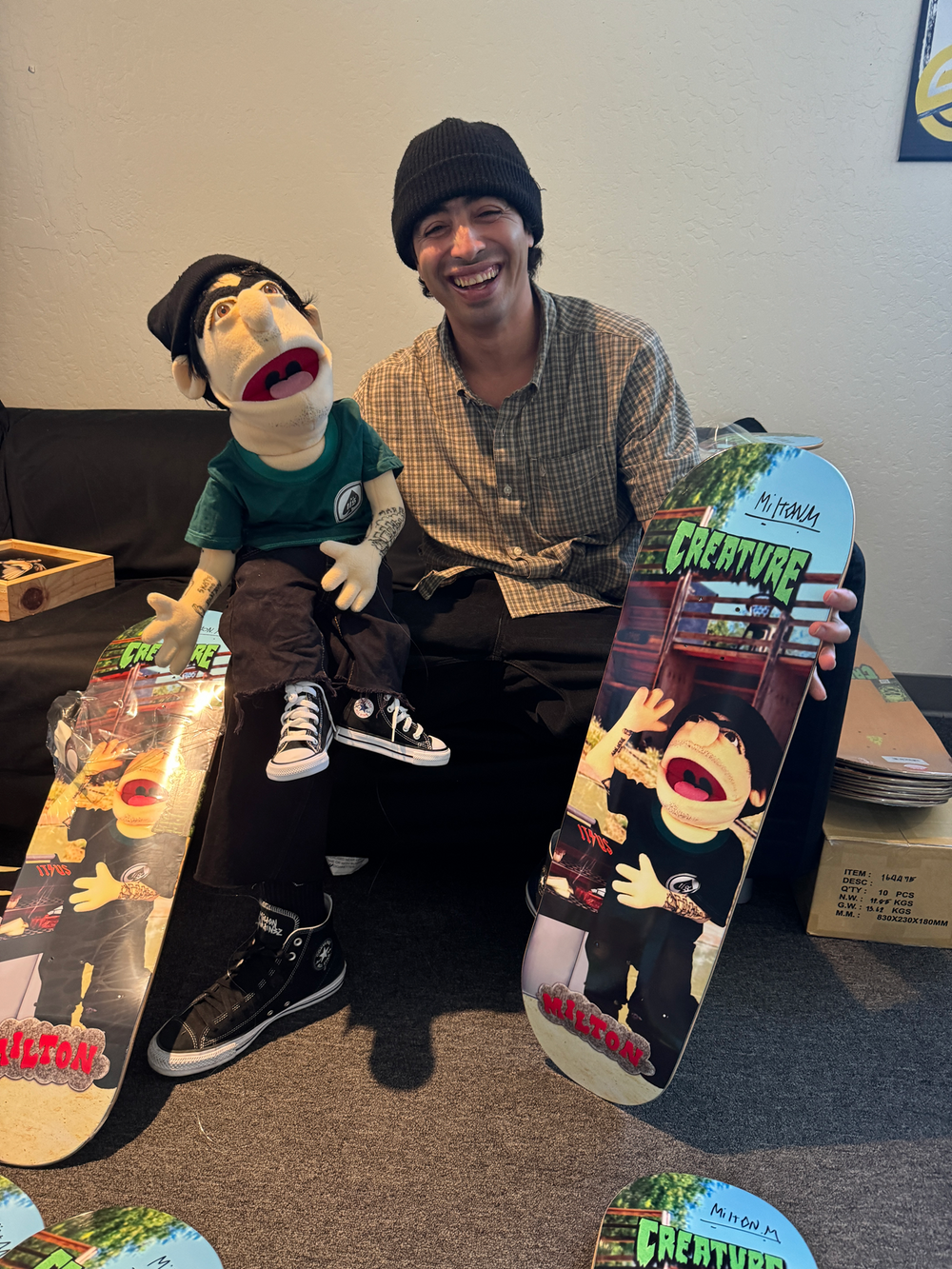 8.6in Martinez Fuzzy Fiends | Exclusive Signed Decks | Creature