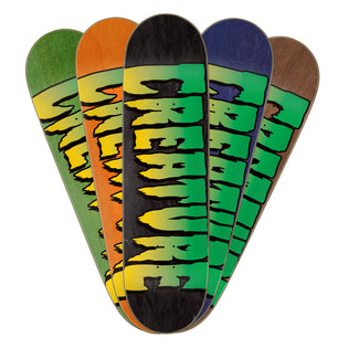 8.60in x 31.95in Logo Stumps Assorted Creature Skateboard Deck No Color