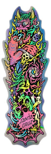 10.33in Tallboy Demon Santa Cruz Freaks Skateboard Deck No Color