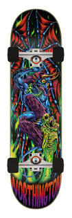 8.5in John Worthington Skullburn Creature Premium Complete Skateboard No Color