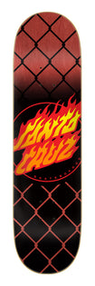 8.25in Flame Dot Chain Santa Cruz Skateboard Deck No Color