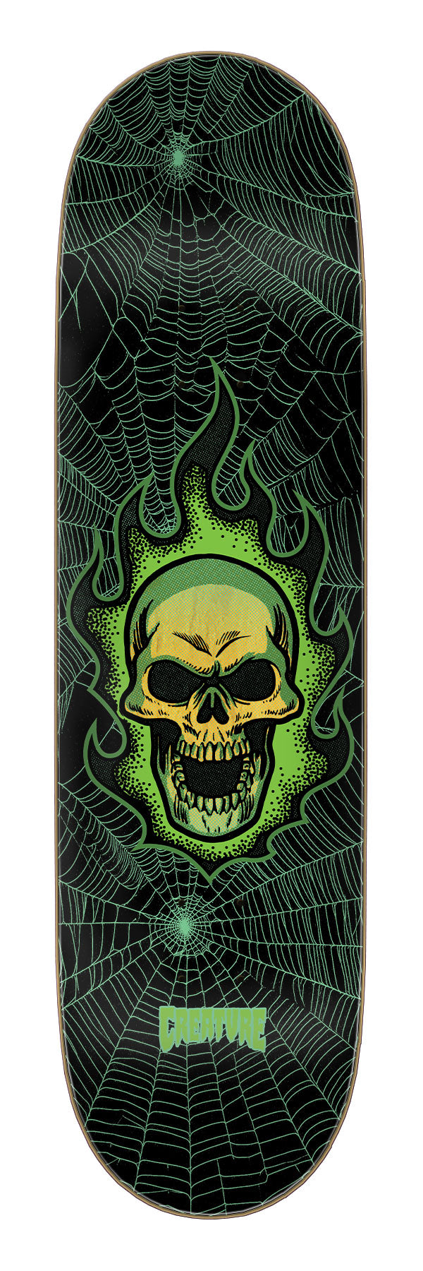 Bonehead Webbed Medium 8.5in | Skateboard Decks | Creature