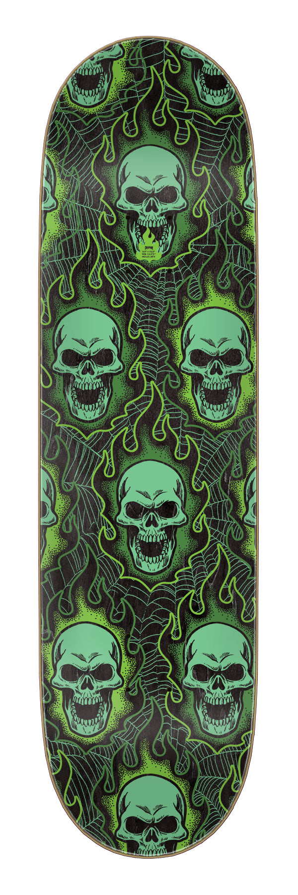 Bonehead Webbed Medium 8.5in | Skateboard Decks | Creature