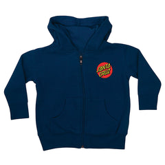 Classic Dot Zip Hoodie Kids Skate Clothing Santa Cruz