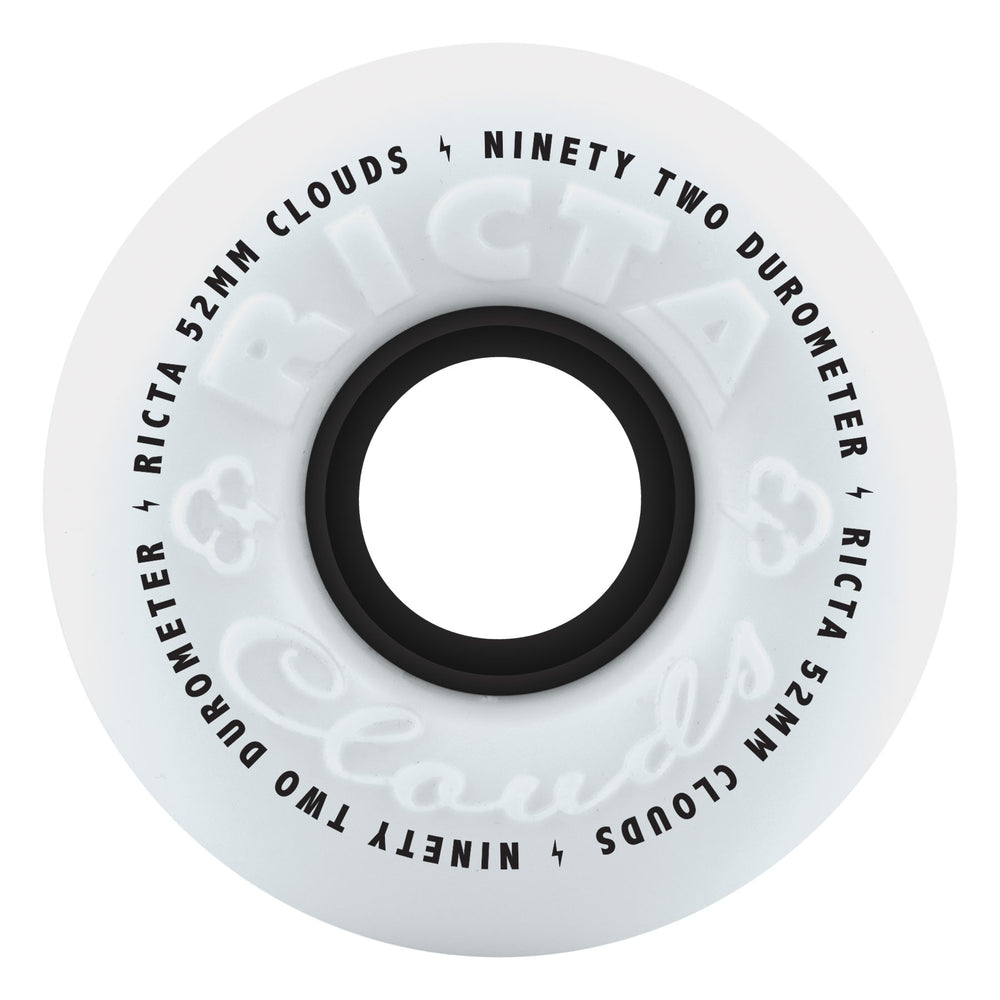 【激安大特価！】 52mm Clouds Wheels Skateboard Ricta | 92a Black ジャケット・アウター