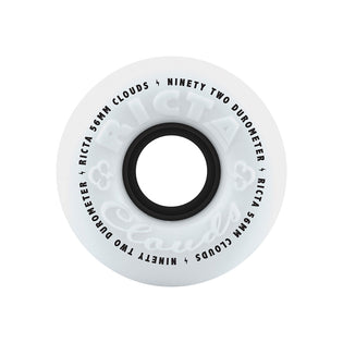 56mm Clouds Black 92a Ricta Skateboard Wheels Black