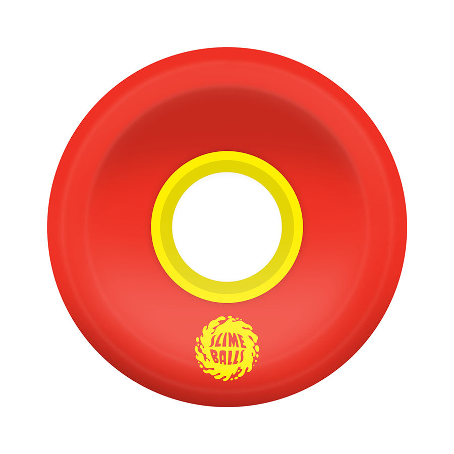 60mm OG Slime Red Yellow 78a | Slime Balls Skateboard Wheels