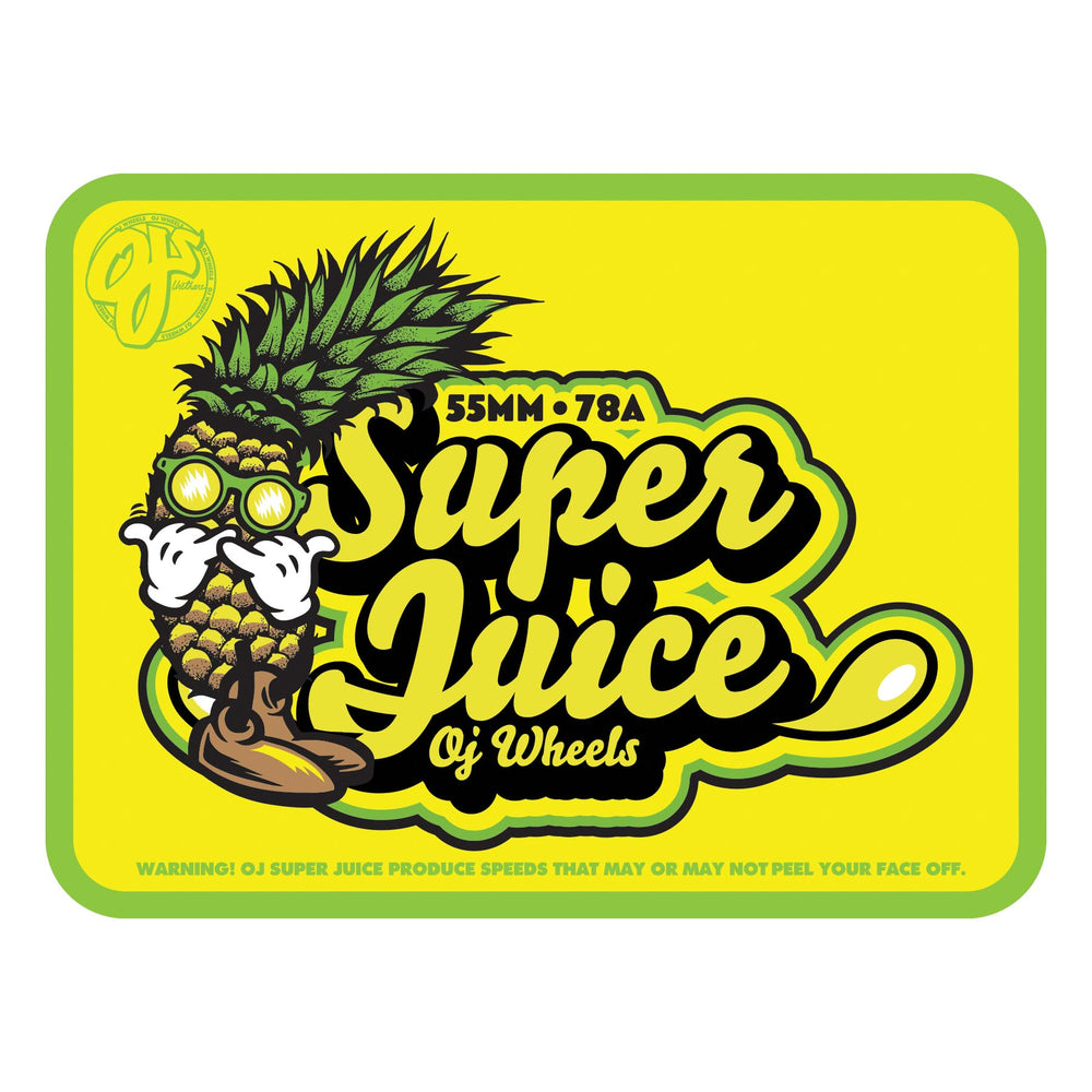 55mm / 78A Pina Colada Mini Super Juice | Soft Skateboard