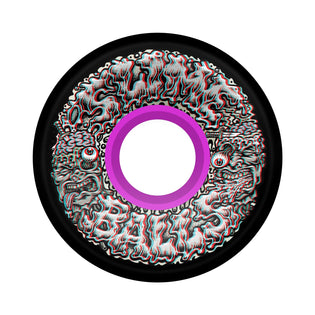 60mm Brain Busters 3D OG Slime 78a Slime Balls Skateboard Wheels Black