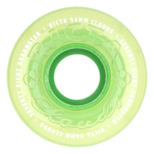 54mm Clouds Mojito Yellow 78a Ricta Skateboard Wheels Yellow