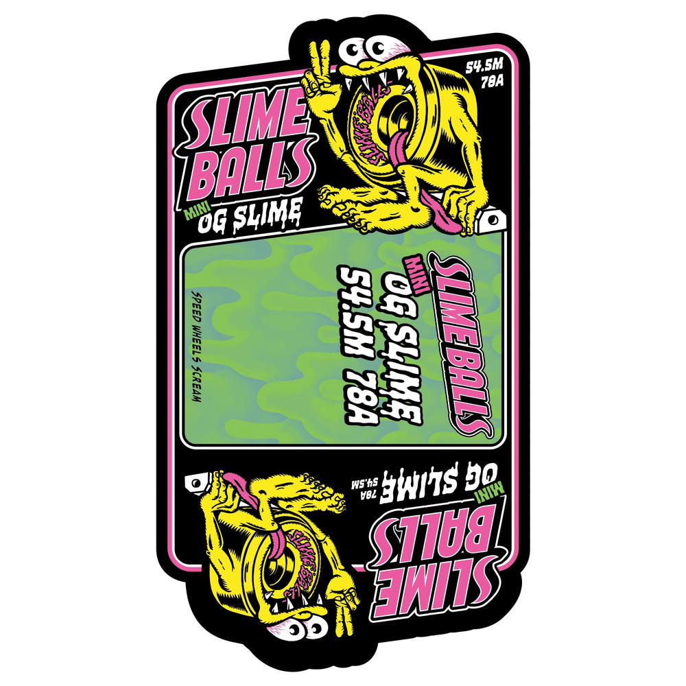 Johnny's - MIREI 54.5mm - 78a Jelly Fish | Mini OG Slime | Slime Balls Skate