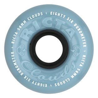 56mm Clouds Sky Blue 86a Ricta Skateboard Wheels Sky Blue