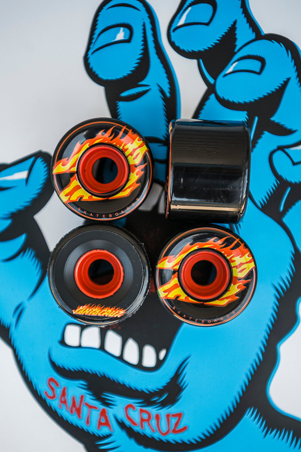 60mm Super Juice 78a | Santa Cruz Flame Dot | OJ Skateboard