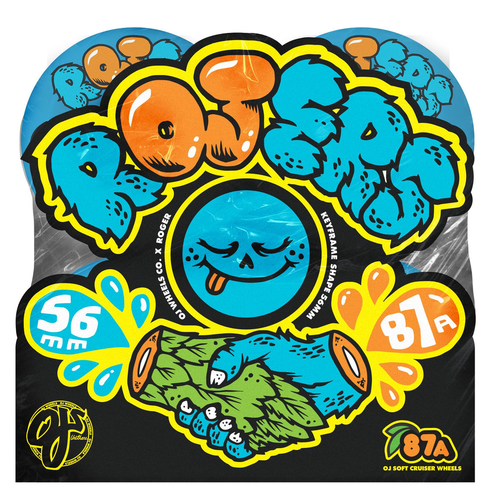 56mm Roger Skate Co Keyframe 87a | OJ Skateboard Wheels