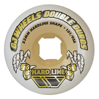 スケートボード Oj Wheels 54mm DOUBLE DURO 101A/95A 54mm /101-95A Hardline White | Double Duro | OJ Skateboard