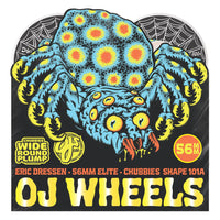 56mm Dressen Spider Elite Chubbies 101a | OJ Skateboard Wheels