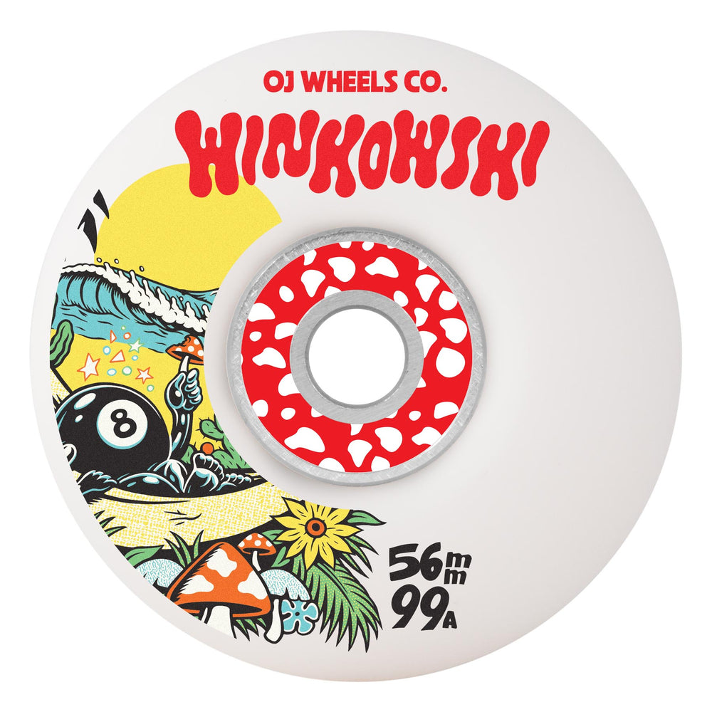 56mm Winkowski Mushroom Elite Mini Combo 99a | OJ Skateboard Wheels
