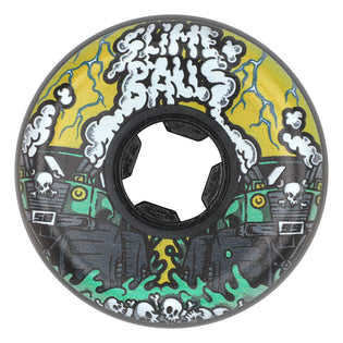 58mm Accelerator Vomit Mini 99a Slime Balls Skateboard Wheels Black