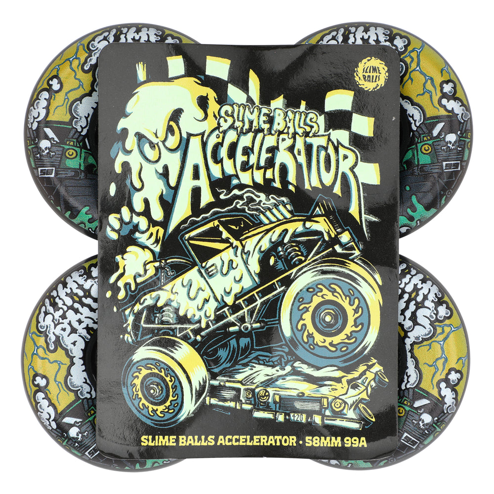 58mm/99a Accelerator | Vomit Mini | Slime Balls Skateboard Wheels