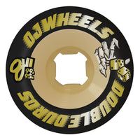 DOUBLE DUROS スケートボードウィール 58mm 95A 58mm /99-95A Mini Combo Black Gum | Double Duro | OJ Skateboard Wheels