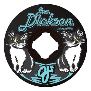 56mm Jon Dickson Cat Chubbies 99a OJ Skateboard Wheels White