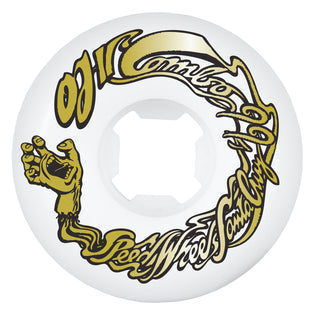 60mm Combos Gold/White 99a OJ Skateboard Wheels Gold