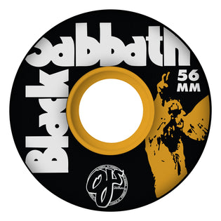 56mm Black Sabbath Vol 4 Feyframe 78a OJ Skateboard Wheels Black