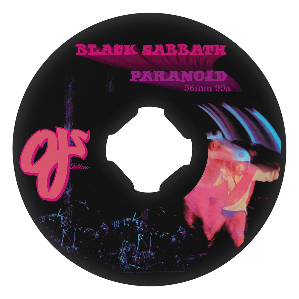 abogady 56mm Black Sabbath Paranoid Chubbies 99a | OJ Skateboard Wheels