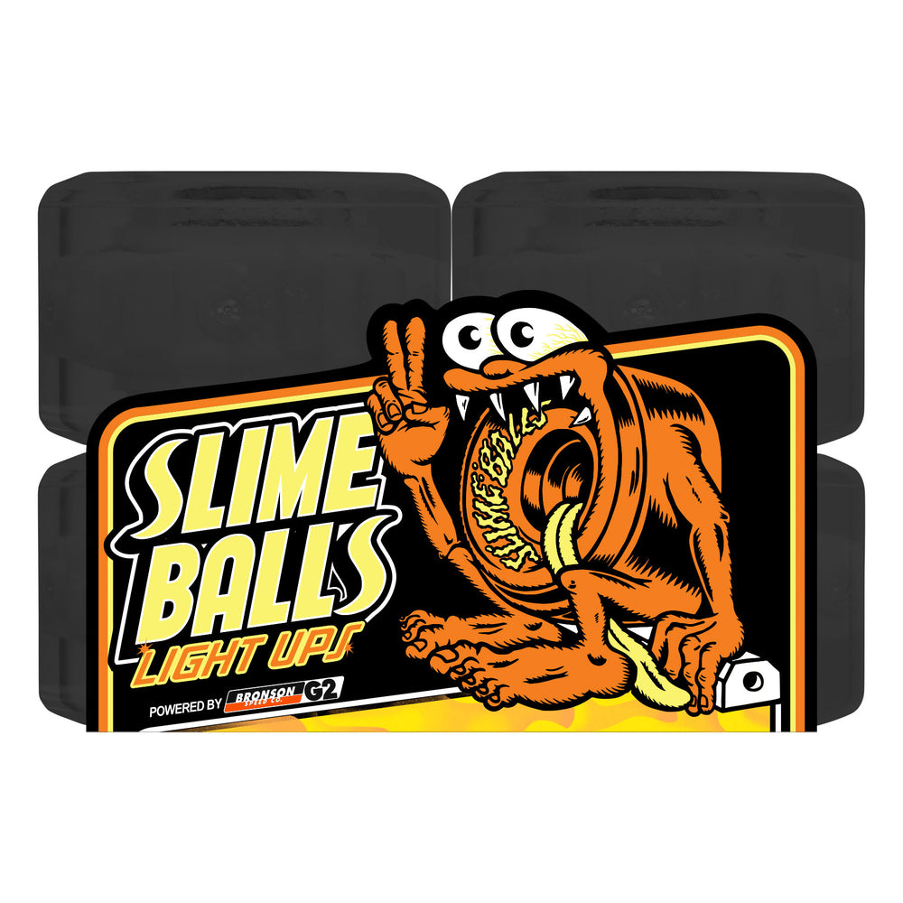 66mm / 78a SB Flame | Light Ups LED Skateboard Wheels | Slime Balls