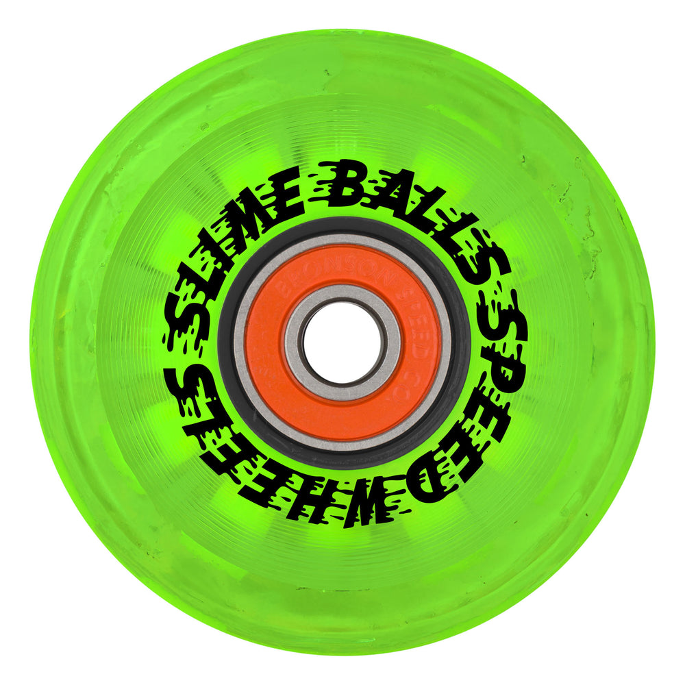 60mm / 78a SB Cafe | Light Ups LED Skateboard Wheels | Slime Balls