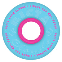 54mm Clouds Blue Pink 92a | Ricta Skateboard Wheels