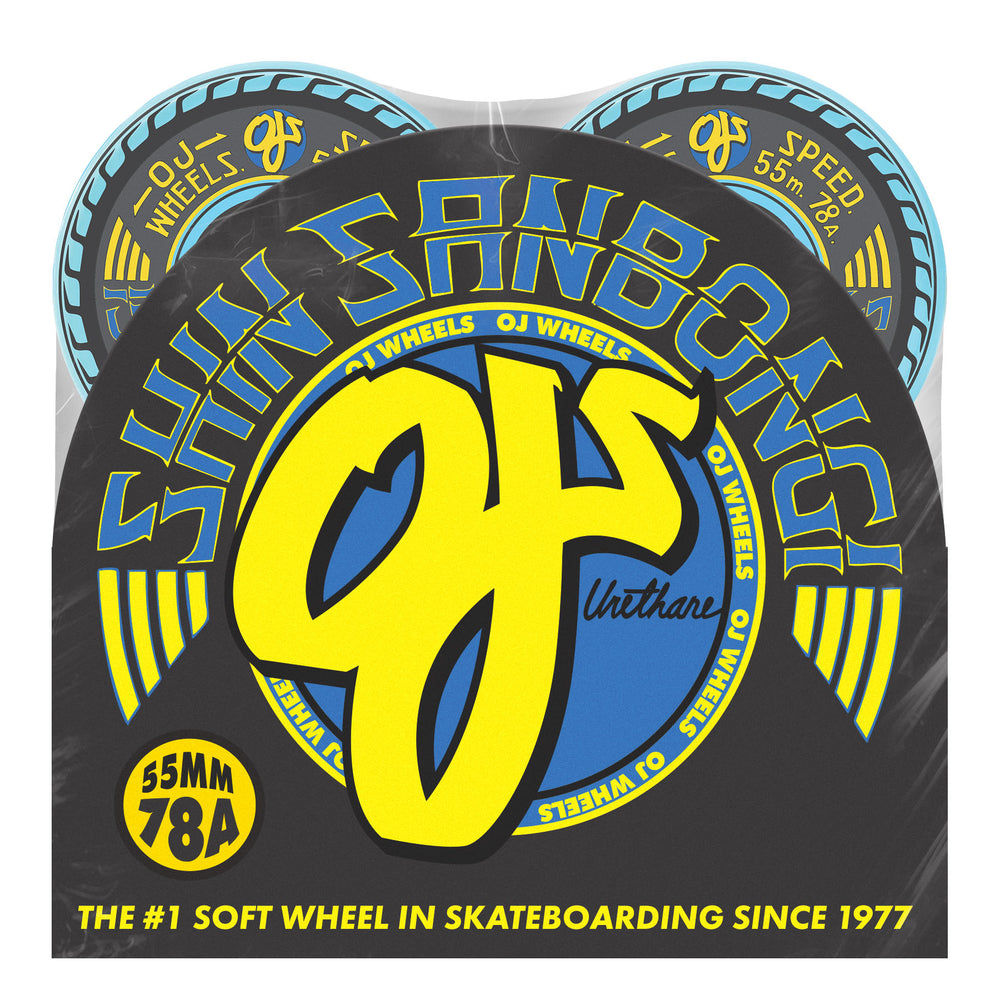 55mm Shin Sanbongi Mini Super Juice 78a | OJ Skateboard Wheels