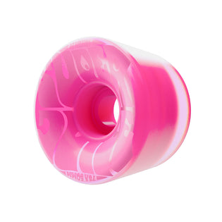 60mm Super Juice Bubble Gum Pink 78a OJ Skateboard Wheels Transparent Pink