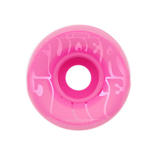 55mm Mini Super Juice Bubble Gum Pink 78a OJ Skateboard Wheels Transparent Pink