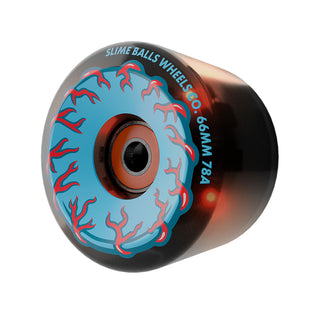 66mm Prayer Candle 78a Slime Balls Light Ups Skateboard Wheels Transparent Black