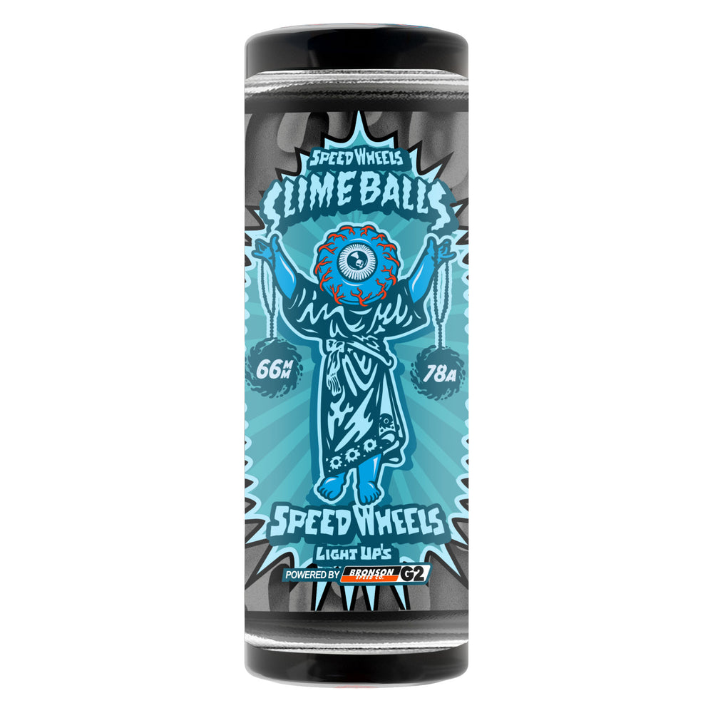 66mm - 78a Prayer Candle | Light Ups LED Skateboard Wheels | Slime